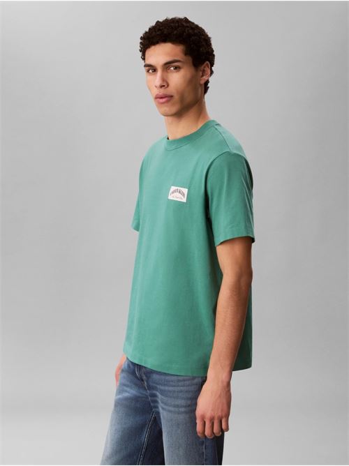 ss easy collegiate badge tee CALVIN KLEIN JEANS | LV04RF294GVFL